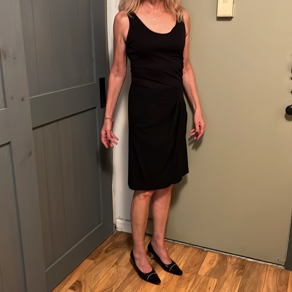 DKNY sarong dress with tank top